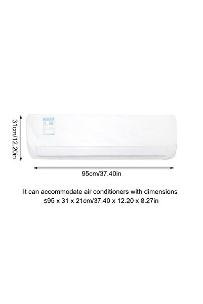 Choice غطاء مكيف هواء داخلي مقاوم للغبار، مقاس 86×31 سم / 95×31 سم، غطاء مكيف...