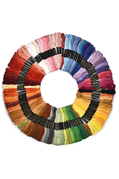 Choice 100Colors 24-100 Colors Cross Stitch Thread Embroidery Floss For Begin...