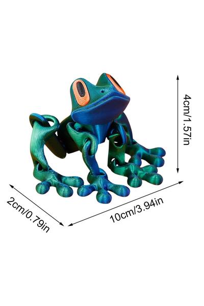 Choice Dark Green 3D Printing Magnetic Frog Fridge Magnet Cute Novel Creativi...