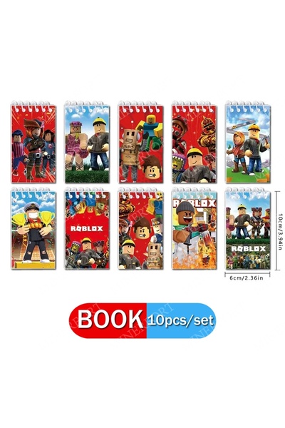 Choice مجموعة دفاتر ملاحظات مكونة من 10 قطع، بتصميم شخصيات كرتونية مستوحاة من...