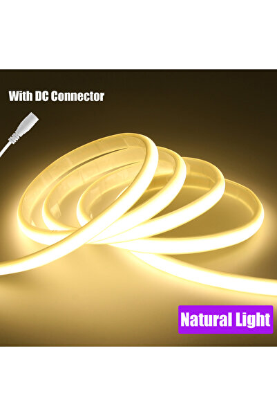 Choice DC12V - 2M Natural With DC DC12V 24V COB Strip With 2PIN /DC Cable IP6...
