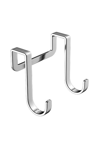 Choice خطافان فضيان من الفولاذ المقاوم للصدأ، خطاف مزدوج على شكل حرف S، سهل ا...