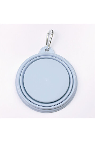 Choice وعاء قابل للطي بلون أزرق سماوي، مناسب للكلاب، وعاء قابل للطي محمول، وع...