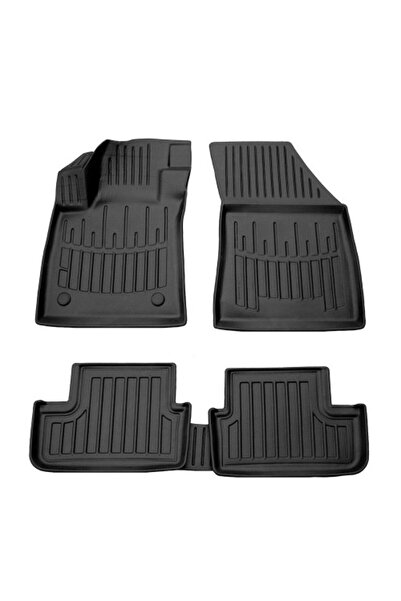 Umbrella Set of Rubber Car Mats for Renault Megane Iv Hatchback 2015-