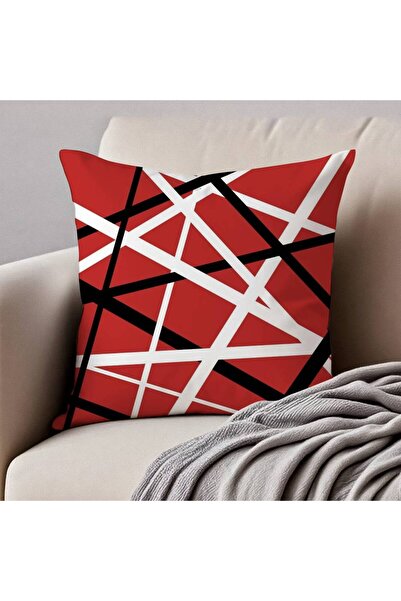 Choice غطاء وسادة مقاس 30×30 سم، عليه صورة عازف الجيتار إيدي فان هيلين من فرق...