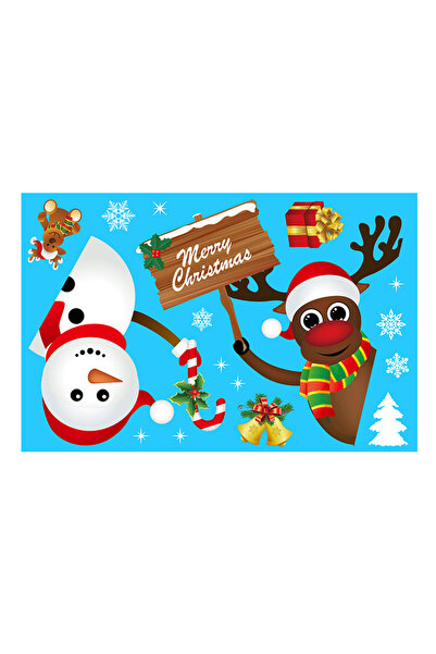 Choice ملصقات ثابتة قابلة للإزالة من مادة PVC لعيد الميلاد A2 2026، ملصقات سا...