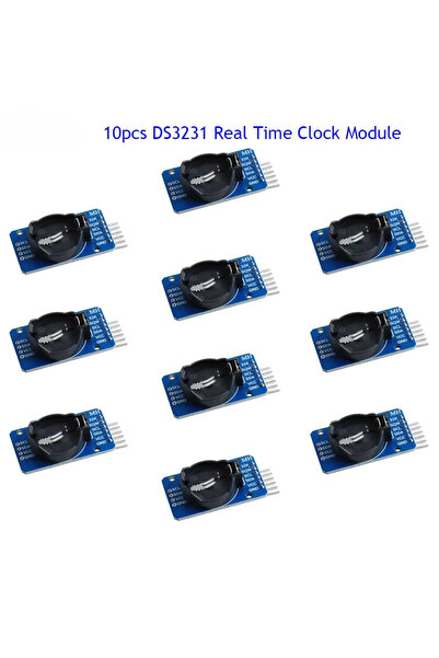 Choice 10 قطع من وحدة ساعة الوقت الحقيقي DS3231، مستشعر RTC عالي الدقة، مؤقت ...