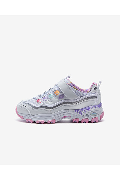 SKECHERS D'lİtes Büyük Kız Çocuk Beyaz Sneakers 302575L WMLT