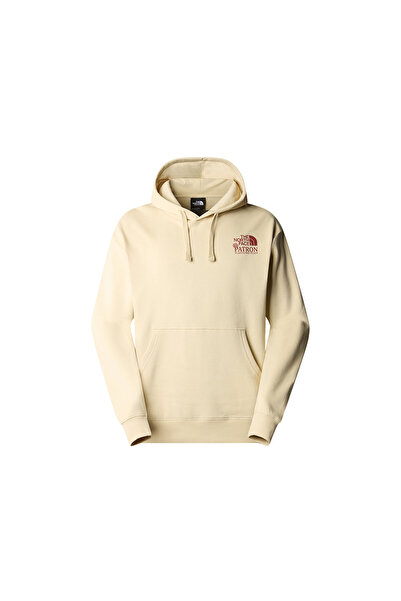 THE NORTH FACE M Nature Hoodie Men's Casual Sweatshirt NF0A87DV3X41 Cream