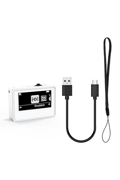 Choice محاكي ذكي بديل بتقنية NFC من Pixl.js باللون الأبيض، متوافق مع تقنية Bl...