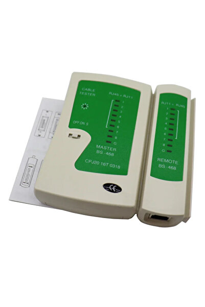 Choice أدوات اختبار شبكات الكابلات السوداء RJ45 RJ11 RJ12 CAT5 UTP LAN