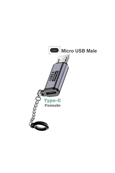 Choice محول USB-C ذكر من النوع C أنثى إلى Micro/Mini USB، قطعة واحدة، متوافق ...