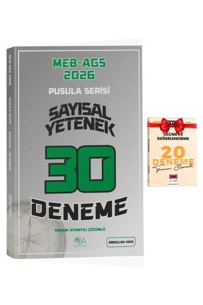 CBA Akademi 2026 MEB-AGS Pusula Serisi Tamamı Çözümlü Sayısal Yetenek Deneme