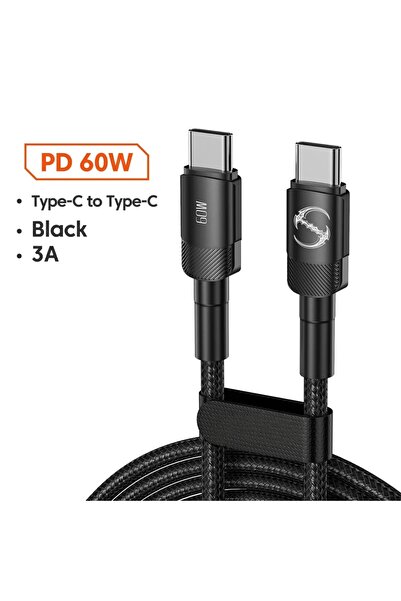 Choice كابل شحن سريع USB إلى Type C بطول 0.5 متر (XC008-60W- PD 100W) بطول 1/...