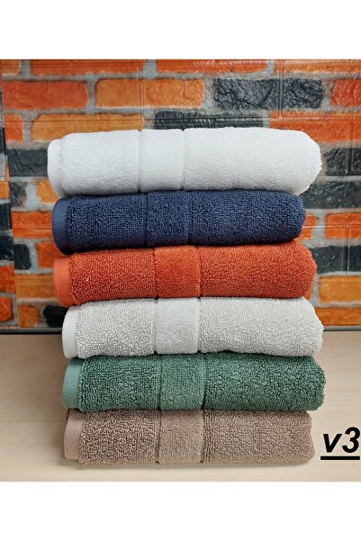 Özdilek Svv Border -6 LI- Kalın & Yumuşak El Yüz Havlusu (40x76) - v3