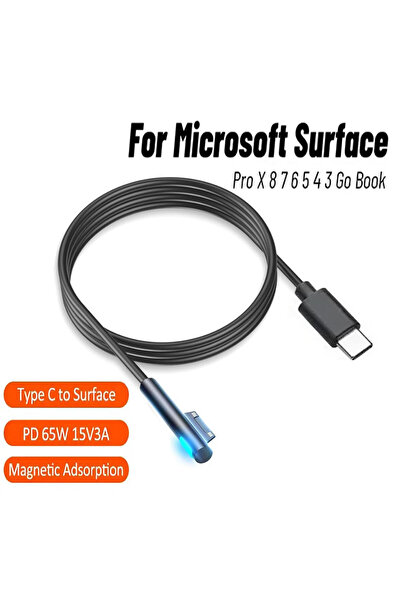 Choice 150cm-59in USB-C Type-C Fast Charging Adapter Cable for Microsoft Surf...