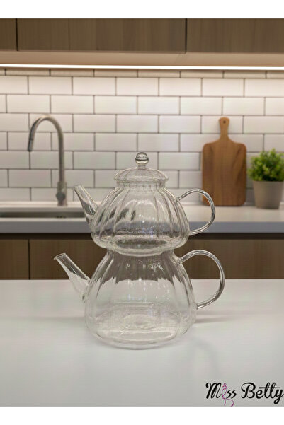 Miss Betty Glass Teapot Transparent