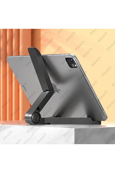 Choice1 حامل مكتبي أسود للأجهزة اللوحية من 4.7 إلى 12.9 بوصة، حامل قابل للتعد...