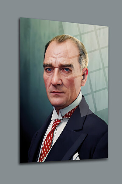 glassartdesign Πίνακας Ατατούρκ-34 Πίνακας Ατατούρκ-Πίνακας της Πατρίδας