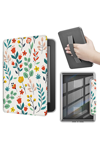 Choice RS23CV 2024 6 inch XiaoSui Hua Clear Back Smart Case For New Kindle Pa...