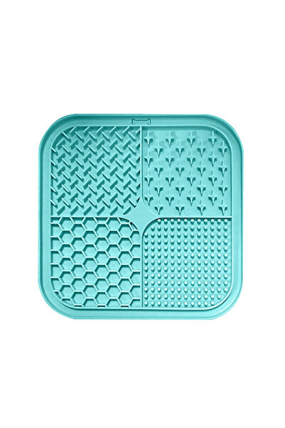 Choice 1PC 1PC-Silicone pet lick mat; pet slow feed bowl pad with suction cup...