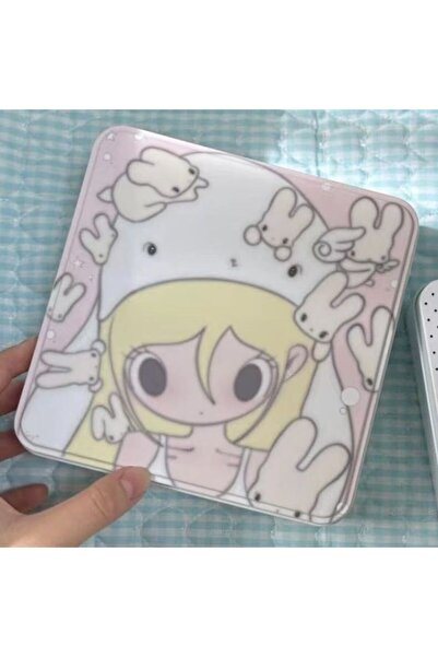 Choice 8.5x8.5x5.5cm yellow-haired bunny Storage Box Angel Bunny Girl Square ...