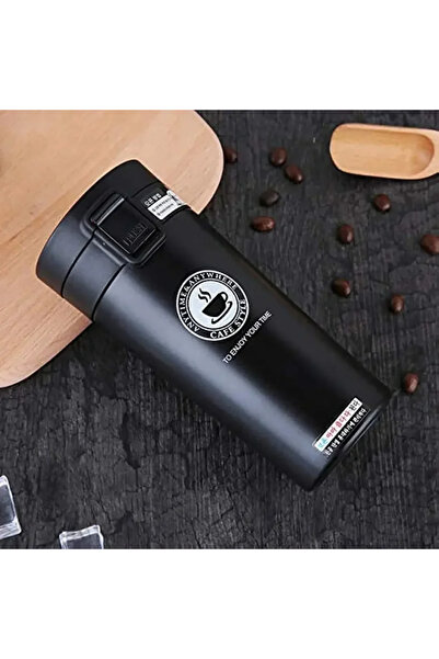 Choice 500ML Black 500ml Thermos Coffee Cup Vacuum Flasks Thermal Cup Double ...
