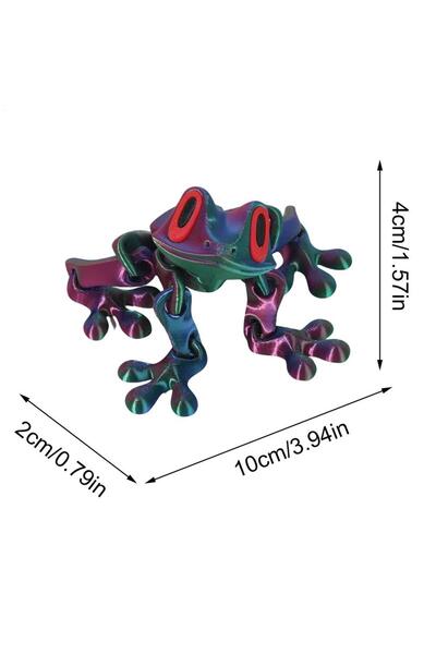 choice2 Colorful 3D Printing Magnetic Frog Fridge Magnet Cute Novel Creativit...