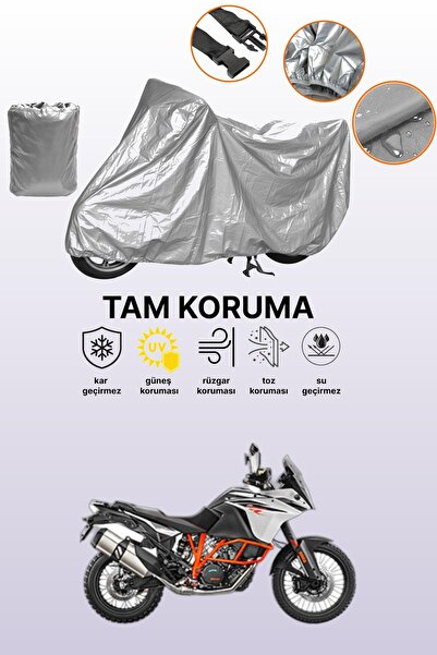 dokaca حقيبة خلفية رمادية اللون وقفل غير متوافقان مع KTM 1090 Adventure R، قم...