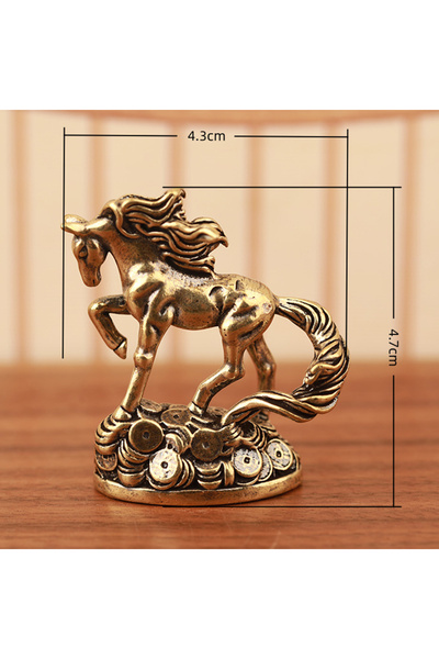 Choice A Full Copper Horse Zodiac Wealth Attracting And Protecting Home Decor...