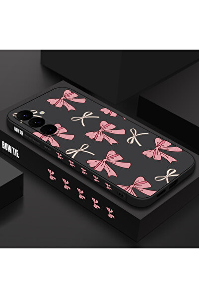 Choice64 Galaxy S25 A847 Black Pink Bow Phone Case For S25 S24 S22 S23 Ultra ...