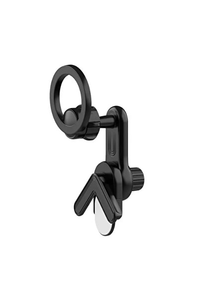 Vikefon حامل هاتف مغناطيسي قوي أسود اللون، يدور 360 درجة، مناسب للسيارة، للاس...