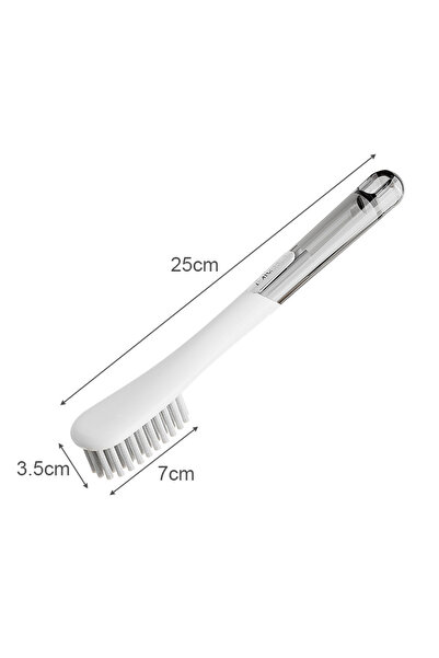 Choice فرشاة أحذية واحدة بمقبض طويل وشعيرات ناعمة، فرشاة متعددة الوظائف لتنظي...