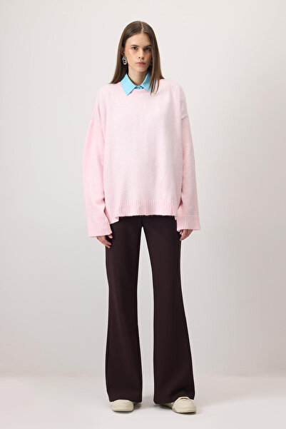 Touché Privé ΠΟΥΛΟΒΕΡ OVERSIZE ΜΟΝΟΧΡΩΜΑ