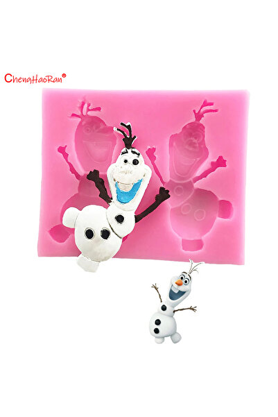 Choice 1PC 1PC DIY Cartoon Olaf Silicone Cake Baking Mold Christmas Fondant C...