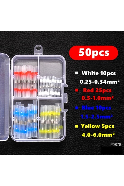 Choice4 50 قطعة، 10/50/100 قطعة، موصلات أسلاك لحام طرفية، حلقات لحام، أطراف ق...