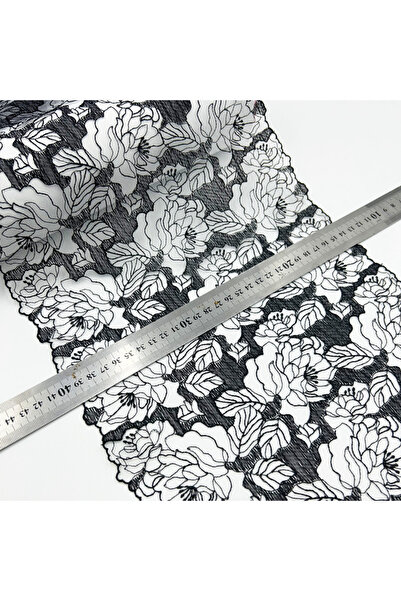 Choice 1Yard black 1 Yard Two Sides New Fashion Black Embroidery Polyester La...