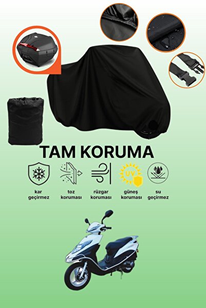 dokaca قماش دراجة نارية متوافق مع أباتشي بواتس متوافق مع الحقائب الخلفية السوداء