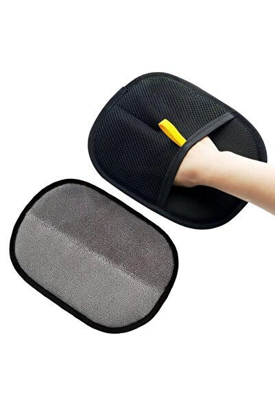 Choice قفاز أسود لإزالة شعر الحيوانات الأليفة - قفاز مضاد للكهرباء الساكنة وق...