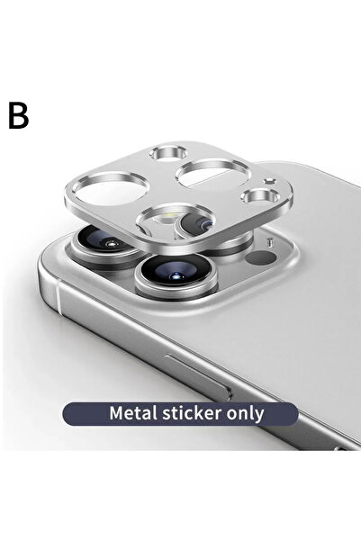 Choice غطاء عدسة الكاميرا الخلفية لهاتف آيفون 16 برو و16 برو ماكس باللون الفض...