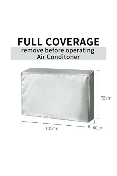 Choice غطاء مكيف هواء عالي الجودة مقاوم للماء والغبار، مقاس 105×40×75 سم، مقا...