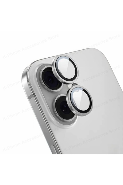 Choice لعدسة كاميرا مقاس 17 بوصة (قطعتان فضيتان، 1-3 قطع) غطاء خلفي كامل من ا...