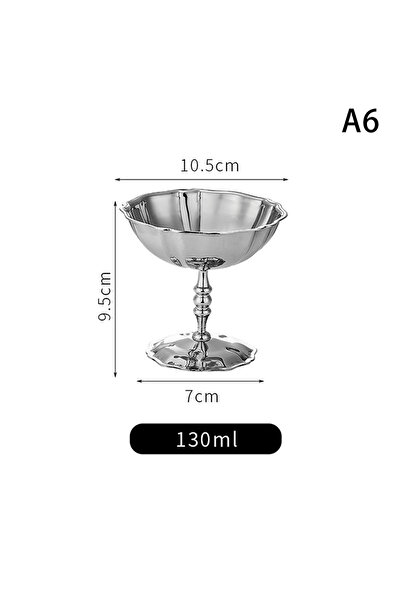 Choice كوب آيس كريم من الفولاذ المقاوم للصدأ A6، وعاء حلوى البودينغ، كوب حلوى...