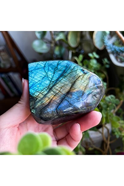 Choice 100-300g One Bohemian-style rainbow labradorite crystal sculpture - a ...