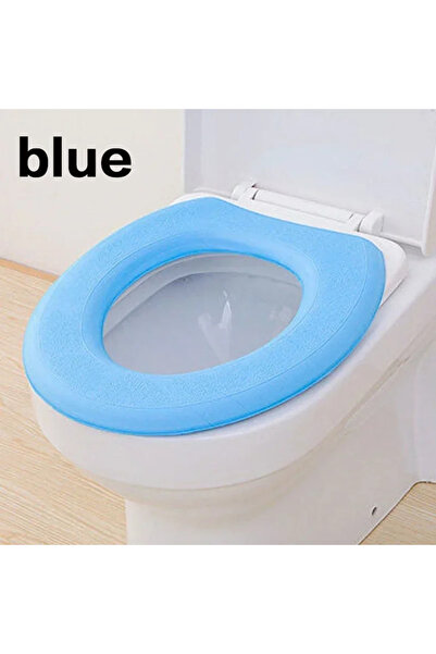 choice2 غطاء وسادة سجادة المرحاض الأزرق الجديد، وسادة مرحاض سميكة مقاومة للما...