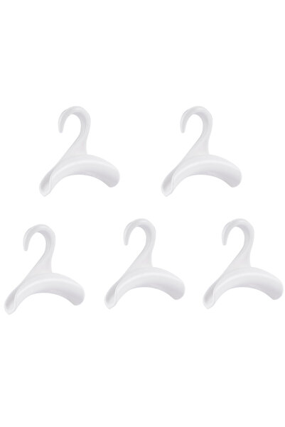 Choice white 5pc 5pcs/set Arch Coat Rack Hook Bag Holder PP Material for Home...
