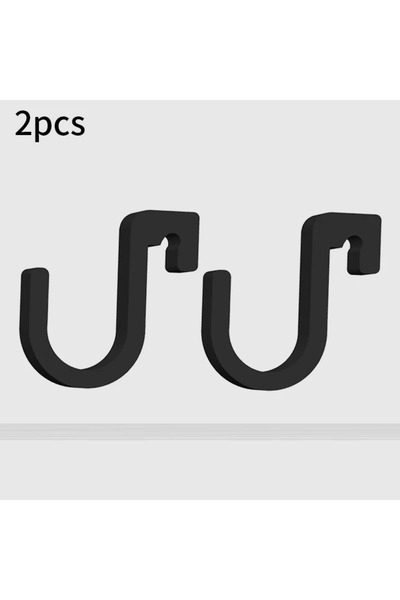 Choice خطافان أسودان متعددان الوظائف لتعليق صندوق السيارة، سهل التركيب.