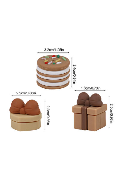 Choice A03 Bear Balls Cake Toppers Teddy Theme mini Cake, Gift Boxes for Kids...