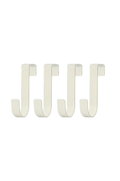 Choice white 4pcs Multi-Purpose Hooks Kitchen Cabinet Door Back Hook Hanging ...