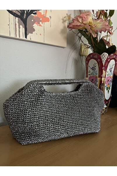 SİMLİ CLUTCH ÇANTA